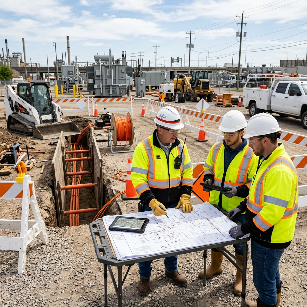 Safety Inspection at Underground Infrastructure Site